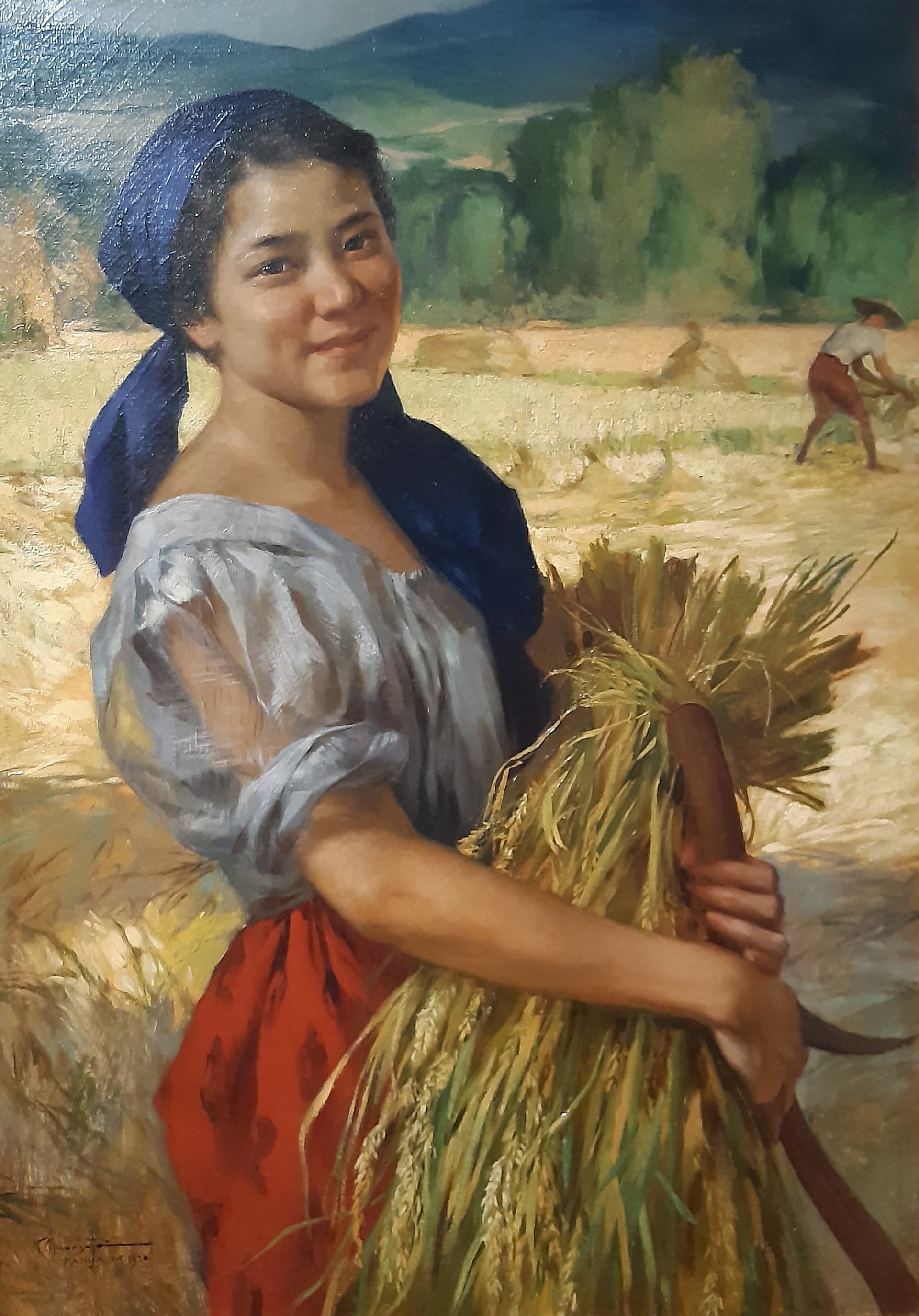 Planting Rice by Fernando Amorsolo